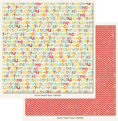 My Girl - My Girl Playful Paper 25 sheets - Lilly Grace Crafts