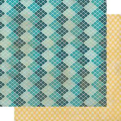 Indie Chic - Boy Checker Paper - Lilly Grace Crafts