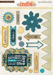 Indie Chic - Memories Layered Chipboard - Lilly Grace Crafts