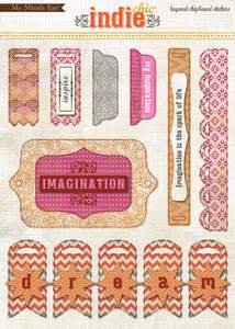 Indie Chic - Birds Layered Chipboard - Lilly Grace Crafts