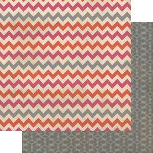 Indie Chic - Free Spirit Chevron Paper - Lilly Grace Crafts