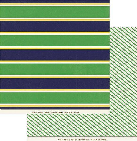 Kate and Co - Oxford Lane Bold Paper (10) - Lilly Grace Crafts