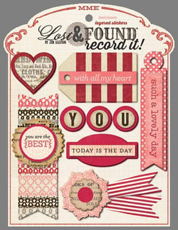 Lost and Found Heirloom - 3D Heirloom Layered Stickers - Lilly Grace Crafts