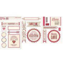 My Minds Eye Love Me Sticker Sheets Labels - Lilly Grace Crafts