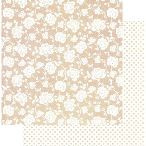 My Minds Eye Pink Floral  12x12 Paper 10 Sheets - Lilly Grace Crafts