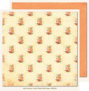 Miss Caroline - Lovely Mums 12x12 Paper - Lilly Grace Crafts