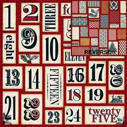 My Minds Eye 12x12 - Noel Countdown (25) - Lilly Grace Crafts