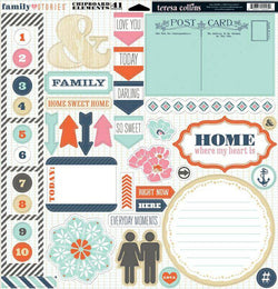 Family Stories 12x12 Chipboard - Lilly Grace Crafts
