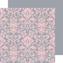 Posh Damask 12X12 Paper - Lilly Grace Crafts