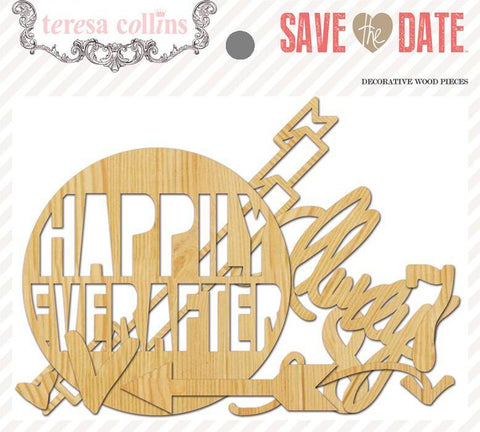 Save The Date Die Cut Wood - Lilly Grace Crafts