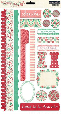 Spring Fling Stickers - Lilly Grace Crafts
