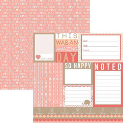 You Are My Happy Noted Paper 10 sheets - Lilly Grace Crafts