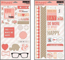 You Are My Happy Chipboard Elements - Lilly Grace Crafts