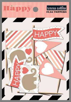 You Are My Happy Flag Toppers - Lilly Grace Crafts