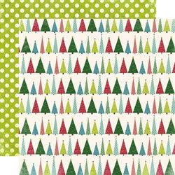 Winter Wonderland - Christmas Trees Paper 25 sheets - Lilly Grace Crafts