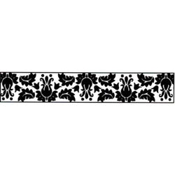 Maya Road Sheer Flower Damask Ribbon - Lilly Grace Crafts