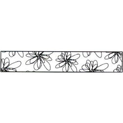 Maya Road Sheer Doodle Floral Ribbon - Lilly Grace Crafts