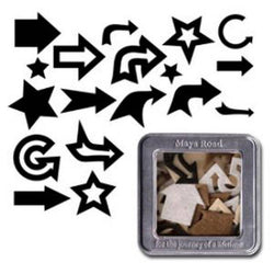 Maya Road Microfelt Stars And Arrows - - Lilly Grace Crafts