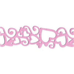 Maya Road Velvet Heart Trim - Light Pink - Lilly Grace Crafts