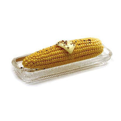 Norpro Glass Corn Dishes, 4 Pcs - Lilly Grace Crafts