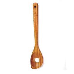 Norpro 12 Bamboo Pointed Spoon W/Hole - Lilly Grace Crafts