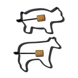 Norpro Pig/Cow Pancake/Egg Rings, 2Pcs - Lilly Grace Crafts