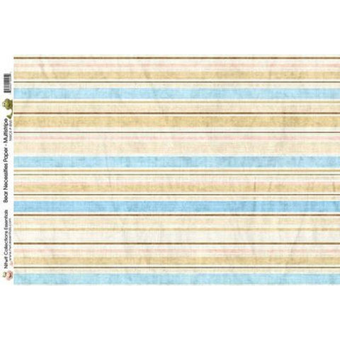 Nitwit Collection BN Stripe Paper 10 Sheets - Lilly Grace Crafts