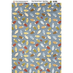 Nitwit Collection DF Bulb Blue Paper A4 10 Sheets - Lilly Grace Crafts
