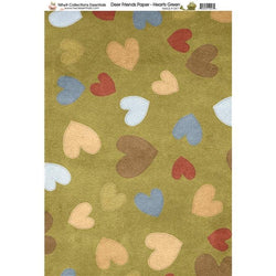 Nitwit Collection DF Hearts Green Paper A4 10 Sheets - Lilly Grace Crafts