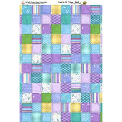 Nitwit Collection NA Purple Quilt Paper A4 10 Sheets - Lilly Grace Crafts