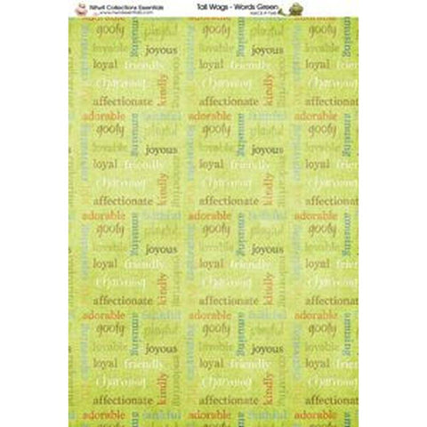 Nitwit Collection TW Words Paper A4 10 Sheets - Lilly Grace Crafts
