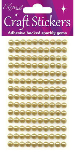 OAKTREE Eleganza 4mm x 240 Pearls Gold No.35 - Lilly Grace Crafts