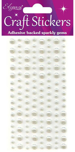 OAKTREE Eleganza 3mm-6mm x 136 pcs Pearls Ivory No.61 - Lilly Grace Crafts