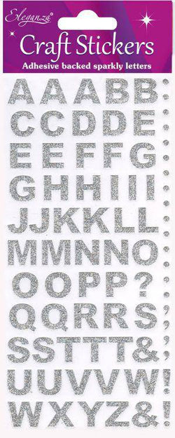 OAKTREE Eleganza Bold Alphabet Set Silver No.66 - Lilly Grace Crafts
