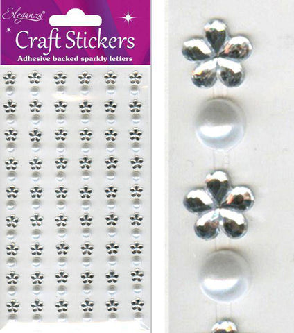 OAKTREE Eleganza 8mm Flower/6mm Pearl x 108 pcs - Lilly Grace Crafts