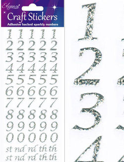 OAKTREE Eleganza Stylised Number Set Silver No.66 - Lilly Grace Crafts