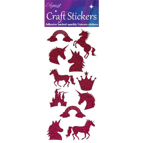 OAKTREE Glitter Unicorn Set Fuchsia - Lilly Grace Crafts