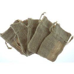 OAKTREE Hessian Bags 7cmx10cm Natural No.02 - Lilly Grace Crafts
