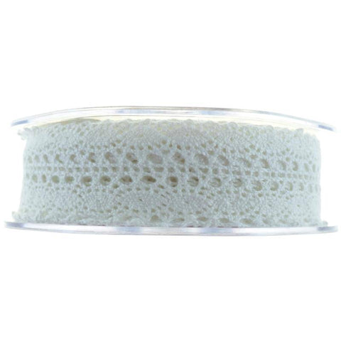 OAKTREE Lace Ribbon Georgian 27mmx10m Ivory No.61 - Lilly Grace Crafts