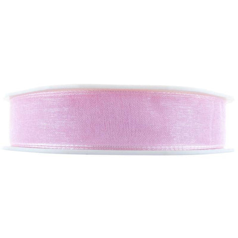 OAKTREE Woven Edge Ribbon Fashion Pink Ribbon No. 22 - Lilly Grace Crafts