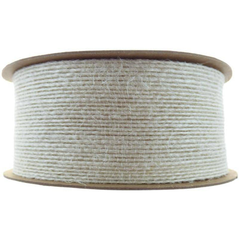 OAKTREE Open Weave Jute 38mmx9.1m Ivory No.61 - Lilly Grace Crafts