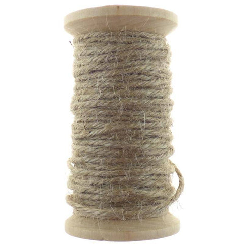 OAKTREE Jute Rope Wooden Spool Natural No.02 - Lilly Grace Crafts