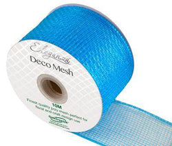 OAKTREE Eleganza Deco Mesh 63mm x 10m Turquoise No.55 - Lilly Grace Crafts