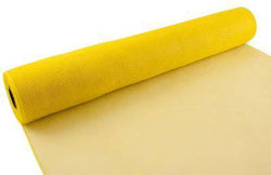 OAKTREE Eleganza Deco Mesh 53cm x 9.1m (10yds) Yellow No.11 - Lilly Grace Crafts