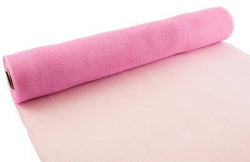 OAKTREE Eleganza Deco Mesh 53cm x 9.1m (10yds) Light Pink No.21 - Lilly Grace Crafts