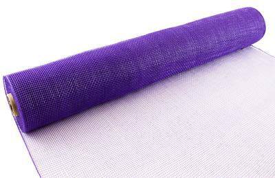 OAKTREE Eleganza Deco Mesh 53cm x 9.1m (10yds) Purple No.36 - Lilly Grace Crafts