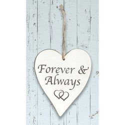 OAKTREE Wooden Heart - Forever and Always - Lilly Grace Crafts