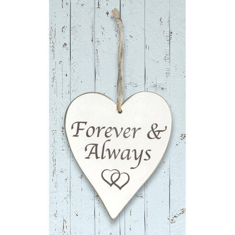 OAKTREE Wooden Heart - Forever and Always - Lilly Grace Crafts