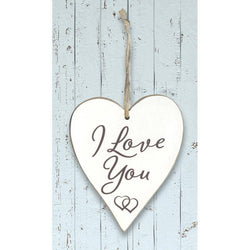 OAKTREE Wooden Heart - I Love You - Lilly Grace Crafts