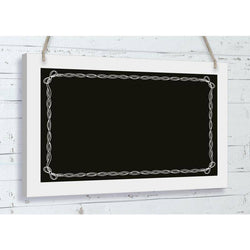 OAKTREE Wooden Black Board - Bow Surround - Lilly Grace Crafts